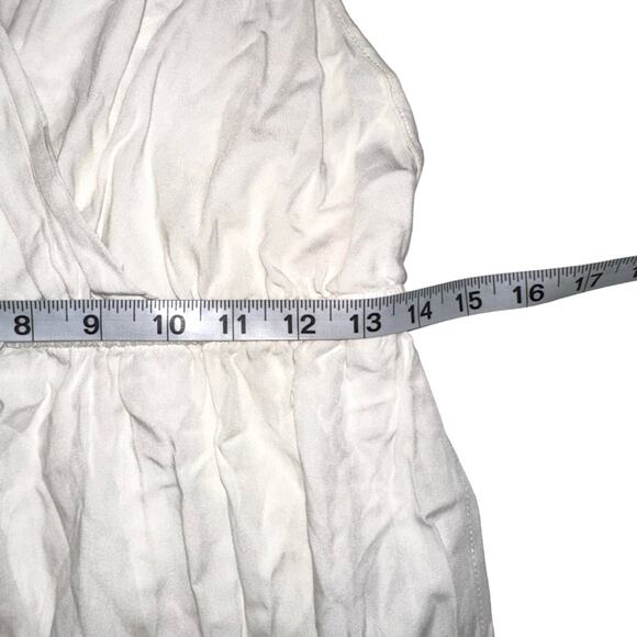 LSpace Kenzie Curved Hem Cover Up Midi Dress MEDIUM in Cream - Picture 7 of 9